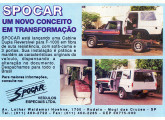 Propaganda de lançamento da "cabine dupla reversível" Spocar, em 1993. 