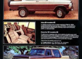 Os dois carros anteriores, juntos, em publicidade de 1985.