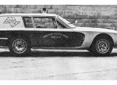 Uirapuru Gavião, carro para patrulhamento rodoviário mostrado no V Salão do Automóvel (fonte: 4 Rodas). 