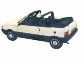 Fiat Uno conversível - lançamento de 1984 também comercializado com a marca Sultan.
