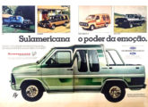 A linha de modelos Sulamericana 1984 (fonte: Jorge A. Ferreira Jr.).