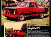 Publicidade para a picape Safari 1987 (fonte: Jorge A. Ferreira Jr.).