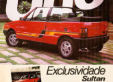 Publicidade de lançamento do Fiat Uno Cabriolet da Sultan (fonte: Jorge A. Ferreira Jr.).