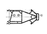 Desenho do inovador chassi do kart Techspeed K125, conforme anexado ao pedido de homologação à FIA. 