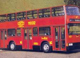 Ônibus urbano de dois andares construído sobre chassi Scania para a paulistana CMTC.  