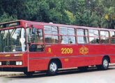 Padron Águia em chassi Mercedes-Benz O-362 na frota da concessionária pública paulistana CMTC (fonte: Paulo Roberto Mendes / railbuss).