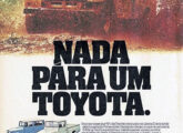 Publicidade para a linha Toyota 1984 (fonte: Jorge A. Ferreira Jr.).