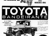 A recém-lançada picape Toyota num anúncio de 1963 de uma concessionária gaúcha (fonte: Jorge A. Ferreira Jr.).
