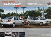 Toyota Corolla sedã e Fielder 2005.