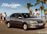 Capa de ficha técnica para o sedã Corolla em sua versão mais completa SE-G.