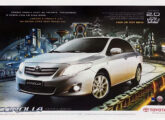 Publicidade para Corolla com novo motor 2.0, lançado em março de 2010.