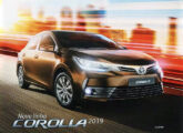 Toyota Corolla nada mudou para 2019, como mostra esta este folheto publicitário.
