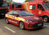 Um Corolla XEi 2024 do Corpo de Bombeiros de Rondônia participando do desfile do 7 de setembro de 2023 em Porto Velho (RO) (foto: Marcos Cabral Filho).