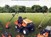 Propaganda da linha de jardinagem da Tramontina, de maio de 2011, destacando o cortador de grama Trotter CD100.