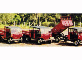 As três versões do caminhão CTT-1500 de 1987.