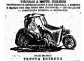 Uma curiosidade: triciclo inglês para deficientes Invacar, distribuído no Brasil, no início dos anos 50, pela Trivellato.