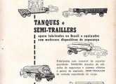Propaganda de 1952, época em que a Trivellato liderava a produção nacional de implementos rodoviários.