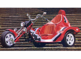 Um dos primeiro triciclos fabricados pela Triway Motors em 1999 (fonte: 2 Rodas).   