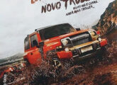 Publicidade anunciando o novo Troller.