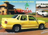 Syclone - o Chevrolet S10 cabine-dupla da Tropical no estilo sedã; o canto superior direito mostra a versão picape (fonte: Jorge A. Ferreira Jr.).
