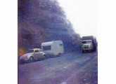 Primeiro trailer Turiscar, de 1964; 30 anos depois, com mais de 60 mil km de uso, foi comprado e restaurado pela empresa. 