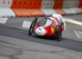 "Popygua", da equipe "Pato a Jato" da Universidade Tecnológica Federal do Paraná, segundo lugar na competição Shell Eco-marathon Americas 2015, em Detroit, na categoria "Etanol", com economia de 315 km/l; acionado por motor de roçadeira de 1 cv, tinha estrutura tubular de alumínio e apenas 38 kg.