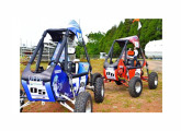 "Mangue Baja" 1 e 2, da equipe da UFPE, vencedora do Baja SAE Brasil 2014 com o carro número 06.