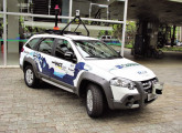 "Carina 2", veículo com sistema de navegação autônoma desenvolvido na segunda década do século corrente pela USP de São Carlos; a condução é balizada por uma câmera à frente e um sistema de laser no teto (fonte: site gazetadopovo). 