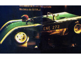 "ENE 272", um dos poucos protótipos operacionais construídos por alunos do curso de engenharia de automóveis da UFRJ; trazia suspensão independente, freios a disco nas quatro rodas e motor-câmbio Ford Corcel em posição central, com dupla carburação; foi exposto no VIII Salão do Automóvel, em 1972 (foto: 4 Rodas).     