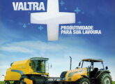 Trator BM 110 e colheitadeira BC 4500 unidos em propaganda de fevereiro de 2009.