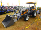 Trator Fruteiro A750F equipado com com pá e retroescavadeira Tatu, exposto no Agrishow 2017 (foto: LEXICAR).