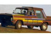 Picape Ford F-1000 1989 transformada em cabine-dupla pela Versát'1.