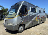 Outro Dream House 2004, este com grade frontal ligeiramente diferente, 9,0 m e capacidade para seis pessoas; também foi montado sobre chassi Mercedes-Benz LO 915 (fonte: portal novotrailer).