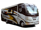 O motor-home médio Dreamhouse, com a nova frente lançada em 2011, também aqui sobre chassi Agrale.   
