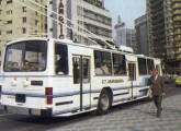 Ônibus elétrico Caio/Scania de 1981, também de Araraquara e com componentes Villares.     