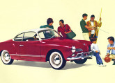 Considerado por muitos um dos mais belos automóveis da época, o Karmann-Ghia cupê foi nacionalizado em 1962. 