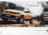 Publicidade para a picape Cross de 2014.