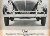 Aqui a VW lista algumas "coisinhas" que conseguiu incluir no Fusca 1967 (fonte: Jorge A. Ferreira Jr.).