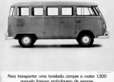 Propaganda de março de 1967, uma das muitas peças criativas e inteligentes preparadas pela Volkswagen para a Kombi.