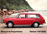 Capa do Manual do Proprietário da Variant 1970 (fonte: Jorge A. Ferreira Jr.).