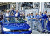 2 de fevereiro de 2024: Presidente da República e seu Vice visitam as linhas de fabricação da Volkswagen, em São Bernardo do Campo, após a cerimônia de apresentação do plano de investimentos da empresa para 2024-28.   