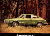 Karmann-Ghia TC em publicidade de 1971.