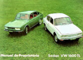 Capa do Manuel do Proprietário para o (aqui chamado Sedan) 1600 TL 1972 (fonte: Jorge A. Ferreira Jr.).