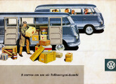 Folheto publicitário da Kombi, do final dos anos 50. 