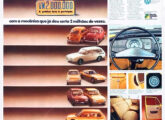 Publicidade de lançamento da linha VW para 1974, já trazendo o Brasília.