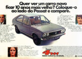 Publicidade de dezembro de 1977 para o Passat na série especial 4M.