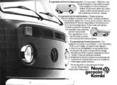 Propaganda de novembro de 1975 para o lançamento da nova Kombi.