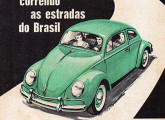 Propaganda de janeiro de 1959 veiculando a chegada do Volkswagen sedã brasileiro.