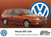 Capa de folheto de divulgação da Parati GTI (fonte: Jorge A. Ferreira Jr.).