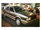 Voyage Tecno, carro-conceito projetado e construído no Brasil, exposto pela VW em 1983 (fonte: site carroantigo).